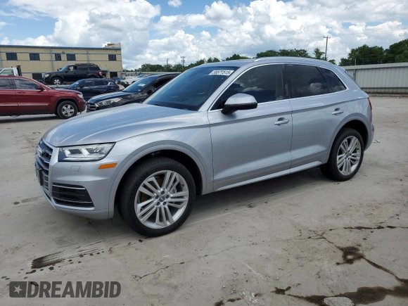 2018 Audi Q5 Premium Plus с VIN WA1BNAFY5J2097127, выставлен на аукционе Copart как лот 56577515 с пробегом Не указан миль и Списание • Salvage title. История ставок и продаж доступна на DreamBid. Изображение 1.