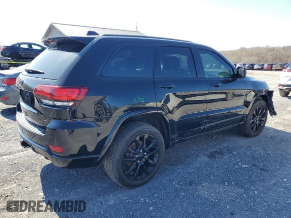 2020 Jeep Grand Cherokee Altitude with VIN 1C4RJFAG0LC157551, listed as a Copart auction lot 50624165 with 89,121 mi miles and Salvage Title. Bid and sale history available at carsss.com. Image 3.