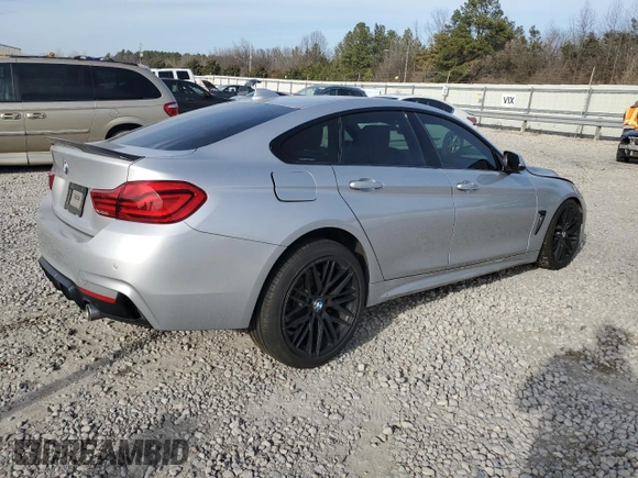 2019 BMW 4 Series 440i with VIN WBA4J5C52KBM66147, listed as a Copart auction lot 47251035 with 59,097 mi miles and Salvage title. Bid and sale history available at DreamBid. Image 3.