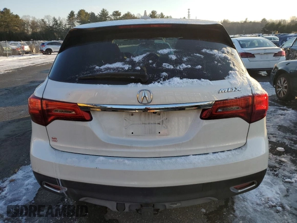 2014 Acura MDX z VIN 5FRYD4H27EB021522, wystawiony jako Copart lot #88725585 z przebiegiem Nie podano mil oraz Szkoda całkowita • Salvage title. Historia ofert i sprzedaży dostępna na DreamBid. Obrazek 6.