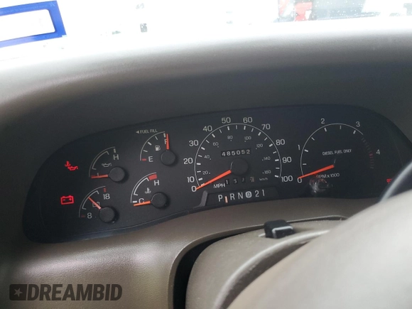 2001 Ford F-350 XL with VIN 1FTWW32F21EA24316, listed as a Copart auction lot 43617375 with 485,052 mi miles and Salvage title. Bid and sale history available at DreamBid. Image 9.