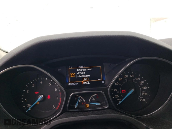 2017 Ford Focus SE with VIN 1FADP3K2XHL207380, listed as a Copart auction lot 46412645 with 115,282 mi miles and Salvage Title. Bid and sale history available at carsss.com. Image 9.