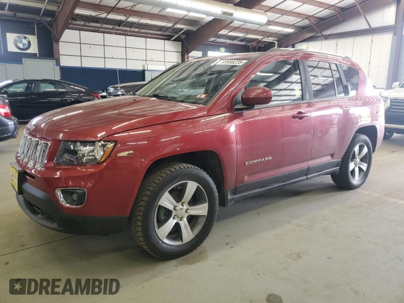 2017 Jeep Compass High Altitude with VIN 1C4NJDEB9HD111042, listed as a Copart auction lot 58888235 with 195,380 mi miles and Clean title. Bid and sale history available at DreamBid. Image 1.