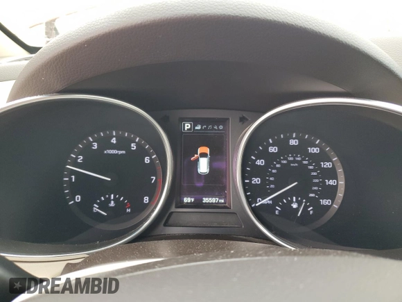 2017 Hyundai Santa Fe 2.4L z VIN 5XYZUDLB6HG411375, wystawiony jako Copart lot #50551165 z przebiegiem 35 597 mil mil oraz Czysty tytuł • Clean title. Historia ofert i sprzedaży dostępna na DreamBid. Obrazek 9.