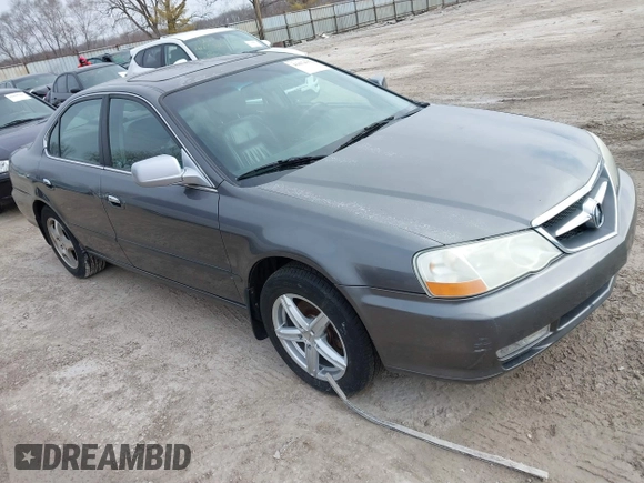 2003 Acura TL with VIN 19UUA56623A008219, listed as a IAAI auction lot 41674372 with 240,371 mi miles. Bid and sale history available at carsss.com. Image 1.