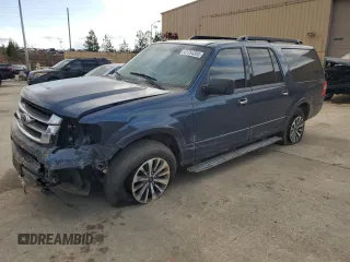 2017 Ford Expedition EL XLT with VIN 1FMJK1JT5HEA84792, listed as a Copart auction lot 47754385 with 190,912 mi miles and Salvage Title. Bid and sale history available at carsss.com. Image 1.