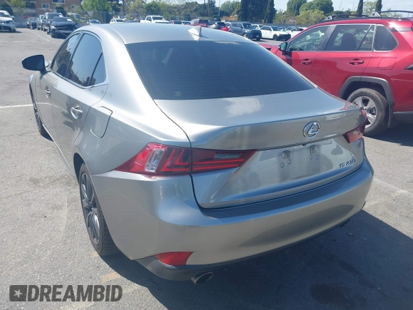 2014 Lexus IS 250 with VIN JTHBF1D24E5031723, listed as a IAAI auction lot 41957146 with 126,125 mi miles. Bid and sale history available at carsss.com. Image 3.