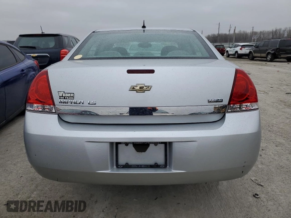 2009 Chevrolet Impala LS with VIN 2G1WB57K391282346, listed as a Copart auction lot 46085124 with 148,202 mi miles and Salvage Title. Bid and sale history available at DreamBid. Image 6.