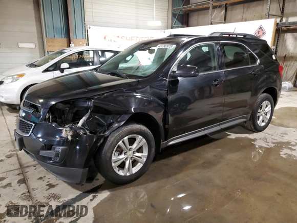 2013 Chevrolet Equinox LT with VIN 2GNFLEE39D6206312, listed as a Copart auction lot 43780975 with 162,169 mi miles and Salvage Title. Bid and sale history available at carsss.com. Image 1.