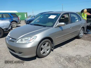 2004 Honda Civic EX with VIN 2HGES26744H530748, listed as a IAAI auction lot 42066655 with 110,254 mi miles and . Bid and sale history available at DreamBid. Image 2.
