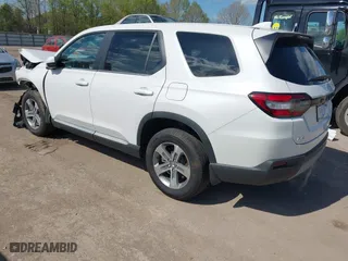 2025 Honda Pilot EX-L with VIN 5FNYG1H46SB080386, listed as a IAAI auction lot 42018056 with 1 mi miles. Bid and sale history available at carsss.com. Image 3.