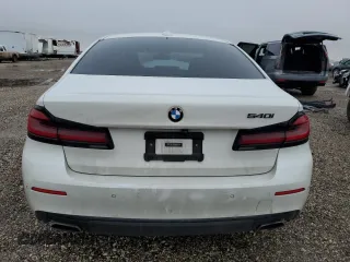 2021 BMW 5 Series 540i with VIN WBA53BJ01MWW93023, listed as a Copart auction lot 43146455 with Not Provided miles and Salvage Title. Bid and sale history available at DreamBid. Image 6.