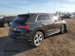 2020 Audi Q3 S line Premium with VIN WA1DECF33L1099539, listed as a Copart auction lot 43892833 with 17,471 mi miles. Bid and sale history available at carsss.com. Image 3.
