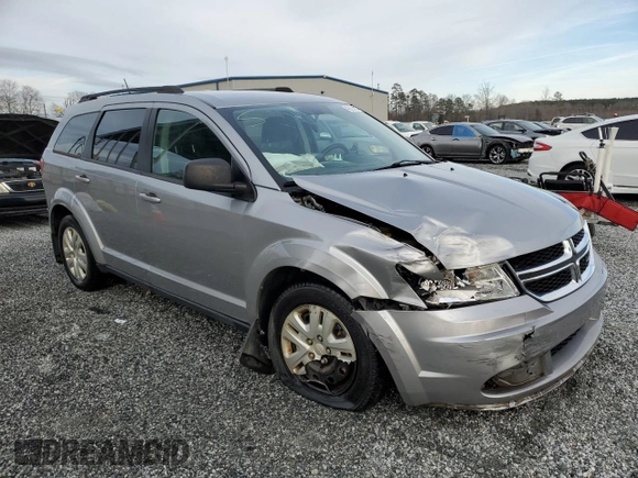 2018 Dodge Journey SE with VIN 3C4PDCAB3JT302276, listed as a Copart auction lot 45737895 with 163,213 mi miles and Salvage Title. Bid and sale history available at DreamBid. Image 4.