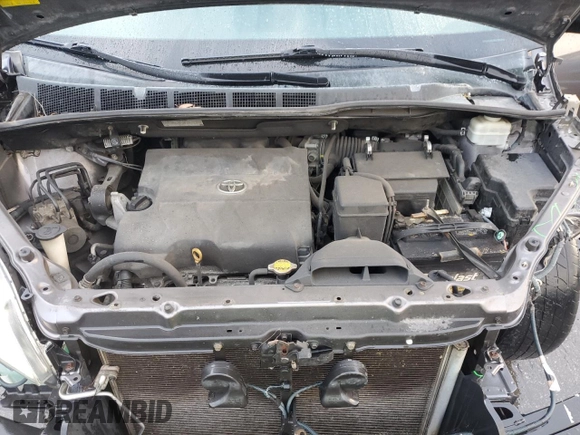 2012 Toyota Sienna with VIN 5TDZK3DC1CS199892, listed as a Copart auction lot 44409615 with 223,327 mi miles and Salvage Title. Bid and sale history available at carsss.com. Image 12.
