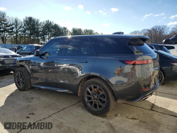2023 Land Rover Range Rover Sport SE Dynamic with VIN SAL1L9FU8PA111015, listed as a Copart auction lot 86346584 with 17,500 mi miles and Salvage Title. Bid and sale history available at carsss.com. Image 2.