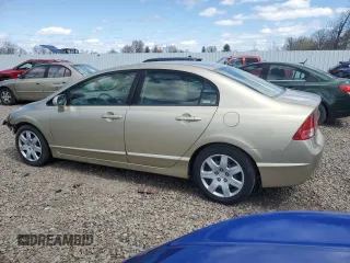 2007 Honda Civic Sdn LX with VIN 1HGFA16527L049887, listed as a Copart auction lot 52969365 with 197,874 mi miles and Salvage Title. Bid and sale history available at carsss.com. Image 2.