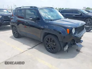 2017 Jeep Renegade Altitude z VIN ZACCJABB6HPG34806, wystawiony jako IAAI lot #42414260 z przebiegiem 134 399 mil mil oraz . Historia ofert i sprzedaży dostępna na DreamBid. Obrazek 1.