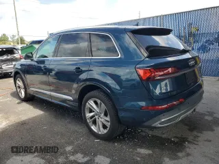 2020 Audi Q7 Premium Plus with VIN WA1LJAF72LD009455, listed as a Copart auction lot 59752025 with Not provided miles and Non repairable. Bid and sale history available at DreamBid. Image 2.