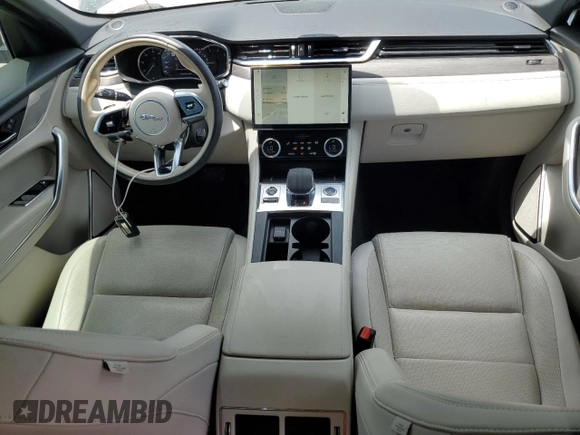 2023 Jaguar F-Pace S with VIN SADCJ2EX4PA714735, listed as a Copart auction lot 62276255 with 28,353 mi miles and Salvage title. Bid and sale history available at DreamBid. Image 8.