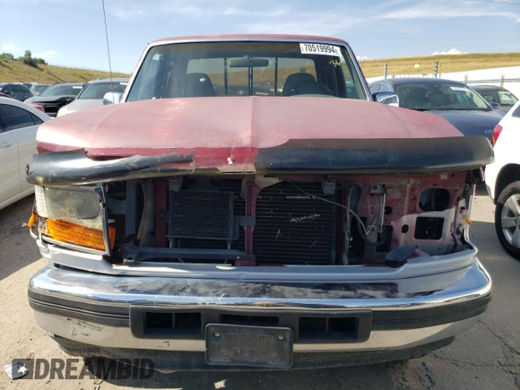 1996 Ford F-150 with VIN 1FTEX14N3TKA37212, listed as a Copart auction lot 70519994 with 136,624 mi miles and Salvage Title. Bid and sale history available at carsss.com. Image 5.