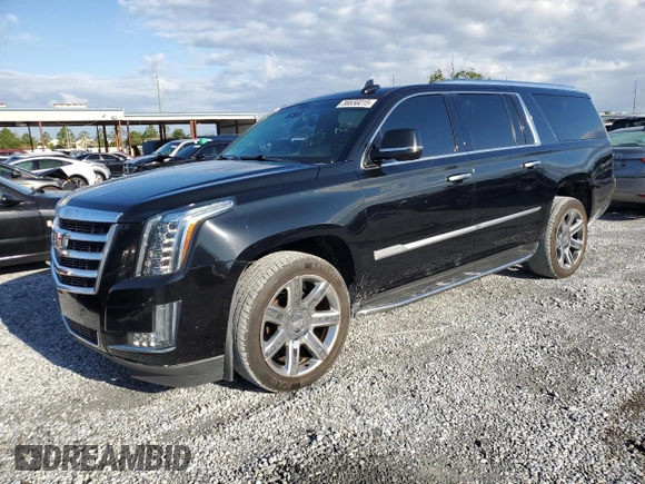 2020 Cadillac Escalade ESV Luxury z VIN 1GYS3HKJ8LR221392, wystawiony jako Copart lot #56656015 z przebiegiem 205 799 mil mil oraz Czysty tytuł • Clean title. Historia ofert i sprzedaży dostępna na DreamBid. Obrazek 1.