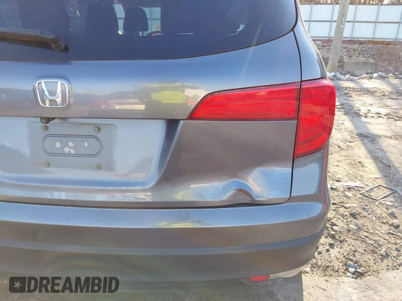 2016 Honda Pilot EX-L z VIN 5FNYF5H54GB041614, wystawiony jako IAAI lot #41505898 z przebiegiem Nie podano mil oraz . Historia ofert i sprzedaży dostępna na DreamBid. Obrazek 18.
