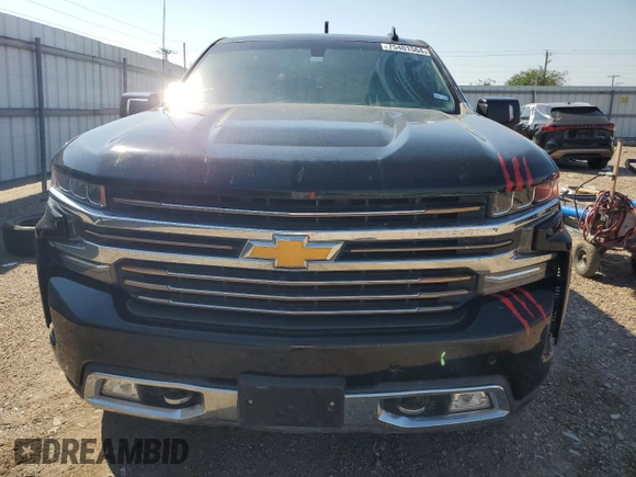 2021 Chevrolet Silverado 1500 High Country with VIN 3GCUYHED9MG482571, listed as a Copart auction lot 75401564 with 48,701 mi miles and Clean Title. Bid and sale history available at carsss.com. Image 5.