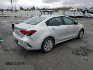 2021 Kia Rio LX with VIN 3KPA24AD4ME410787, listed as a Copart auction lot 48176065 with 66,296 mi miles and Salvage Title. Bid and sale history available at carsss.com. Image 3.