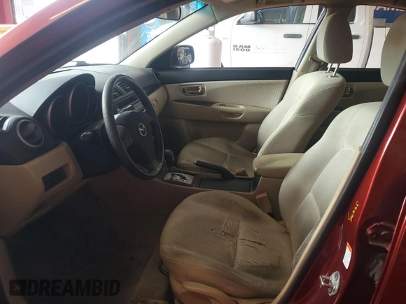 2008 Mazda 3 i Touring with VIN JM1BK32GX81157989, listed as a IAAI auction lot 42246663 with 140,150 mi miles and . Bid and sale history available at DreamBid. Image 1.