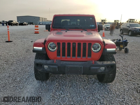 2022 Jeep Gladiator Rubicon with VIN 1C6JJTBGXNL163474, listed as a Copart auction lot 49156285 with 20,347 mi miles and Salvage title. Bid and sale history available at DreamBid. Image 5.