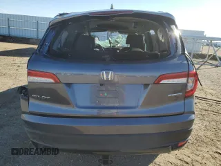 2021 Honda Pilot Special Edition with VIN 5FNYF5H24MB040819, listed as a Copart auction lot 42848155 with 48,645 mi miles and Salvage Title. Bid and sale history available at carsss.com. Image 6.