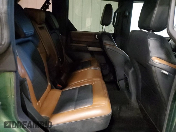 2022 Ford Bronco with VIN 1FMDE5DH1NLB59322, listed as a Copart auction lot 57809495 with 64,094 mi miles and Salvage title. Bid and sale history available at DreamBid. Image 10.