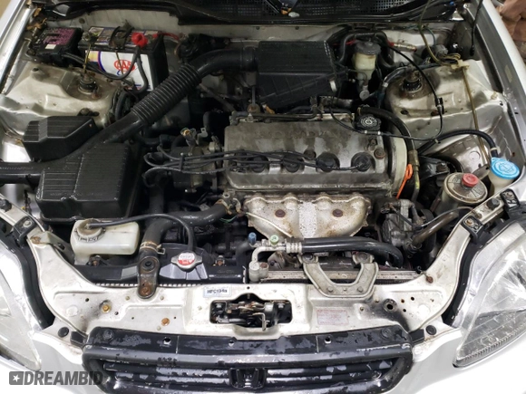 1997 Honda Civic DX with VIN 1HGEJ6624VL021651, listed as a Copart auction lot 86190384 with 135,159 mi miles and Salvage Title. Bid and sale history available at carsss.com. Image 11.