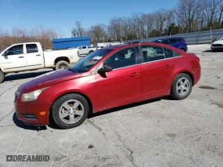 2012 Chevrolet Cruze LT w/1LT with VIN 1G1PF5SC8C7237096, listed as a Copart auction lot 49981175 with 170,562 mi miles and Salvage Title. Bid and sale history available at carsss.com. Image 1.