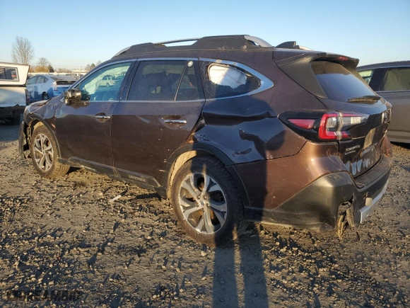 2021 Subaru Outback Touring with VIN 4S4BTAPC9M3128436, listed as a Copart auction lot 42585135 with 74,423 mi miles and Salvage Title. Bid and sale history available at carsss.com. Image 2.