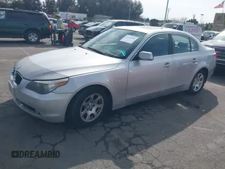 2004 BMW 5 Series 525i with VIN WBANA53584B167334, listed as a IAAI auction lot 41756381 with 202,556 mi miles. Bid and sale history available at carsss.com. Image 2.