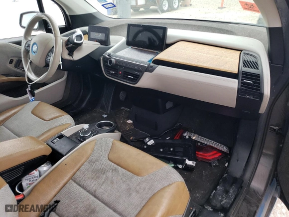 2015 BMW i3 with VIN WBY1Z2C54FV287026, listed as a Copart auction lot 50659195 with 40,876 mi miles and Salvage Title. Bid and sale history available at carsss.com. Image 8.