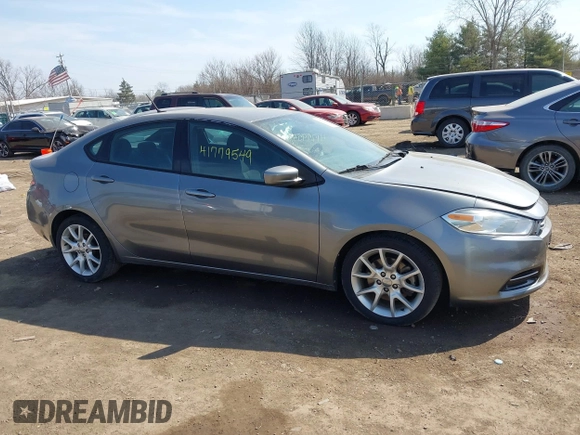 2013 Dodge Dart Rallye with VIN 1C3CDFBH7DD233397, listed as a IAAI auction lot 41779549 with 216,721 mi miles. Bid and sale history available at carsss.com. Image 14.