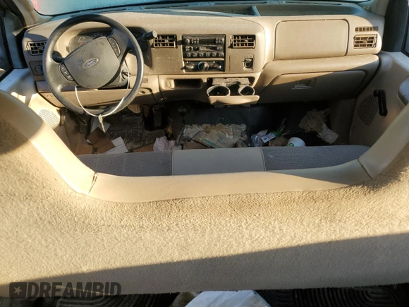 2004 Ford Super Duty F-250 XL with VIN 1FTNW21L44EC17911, listed as a Copart auction lot 75425164 with 0 mi miles and Salvage Title. Bid and sale history available at carsss.com. Image 8.