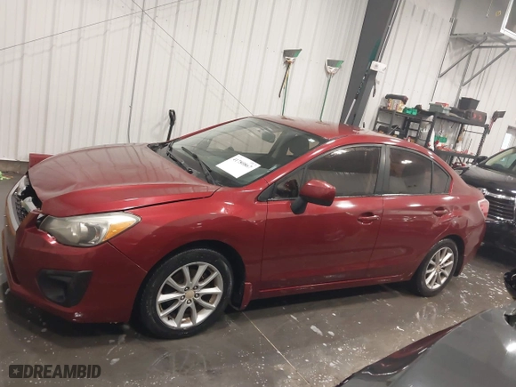 2012 Subaru Impreza Sedan 2.0i Premium with VIN JF1GJAC62CH006024, listed as a IAAI auction lot 41780867 with 143,346 mi miles. Bid and sale history available at carsss.com. Image 14.