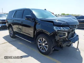 2024 Chevrolet Tahoe LT with VIN 1GNSCNKD7RR374098, listed as a IAAI auction lot 41849542 with 7,227 mi miles and . Bid and sale history available at DreamBid. Image 1.