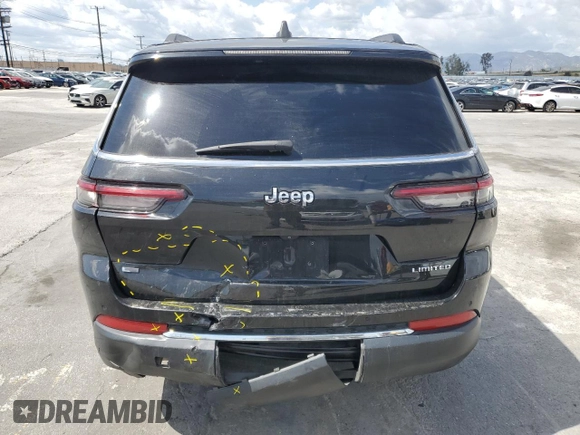 2021 Jeep Grand Cherokee Limited with VIN 1C4RJJBG5M8175694, listed as a Copart auction lot 51839205 with 52,362 mi miles and Salvage title. Bid and sale history available at DreamBid. Image 6.