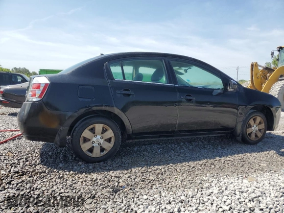 2007 Nissan Sentra 2.0 with VIN 3N1AB61E77L676733, listed as a Copart auction lot 58058295 with 203,845 mi miles and Salvage title. Bid and sale history available at DreamBid. Image 3.