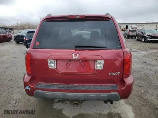 2005 Honda Pilot EX-L with NAVI with VIN 2HKYF18785H568676, listed as a Copart auction lot 49453425 with 0 mi miles and Salvage Title. Bid and sale history available at carsss.com. Image 6.