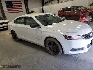 2016 Chevrolet Impala LS with VIN 2G11X5SA9G9180980, listed as a Copart auction lot 48966615 with 196,237 mi miles and Salvage Title. Bid and sale history available at carsss.com. Image 4.