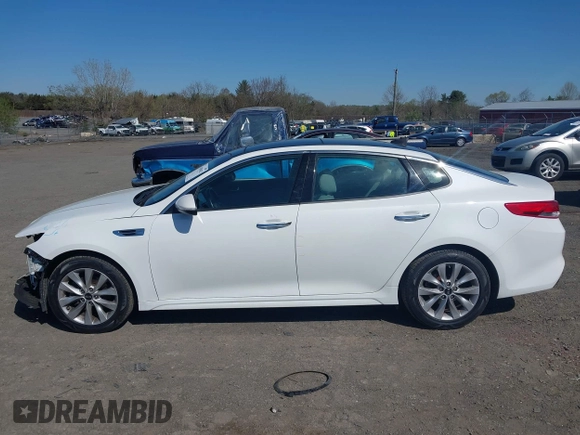 2016 Kia Optima EX with VIN 5XXGU4L35GG098080, listed as a IAAI auction lot 41994612 with 86,646 mi miles and . Bid and sale history available at carsss.com. Image 14.