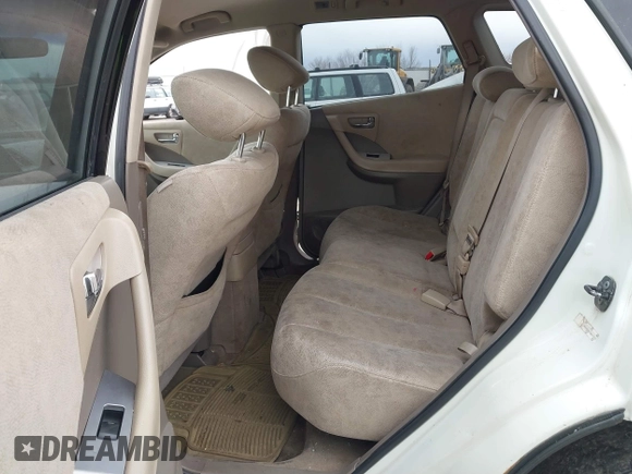 2007 Nissan Murano S with VIN JN8AZ08W17W615235, listed as a IAAI auction lot 41539442 with 200,342 mi miles and . Bid and sale history available at DreamBid. Image 8.