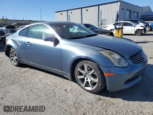 2005 Infiniti G35 Coupe with VIN JNKCV54E65M410124, listed as a Copart auction lot 78434484 with 126,848 mi miles and Salvage Title. Bid and sale history available at carsss.com. Image 4.