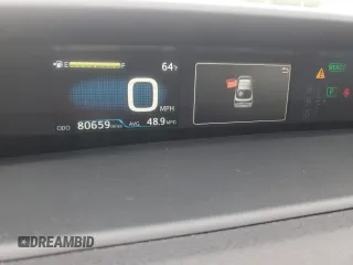 2019 Toyota Prius L Eco z VIN JTDKARFU4K3091067, wystawiony jako Copart lot #59710505 z przebiegiem 80 659 mil mil oraz Szkoda całkowita • Salvage title. Historia ofert i sprzedaży dostępna na DreamBid. Obrazek 9.